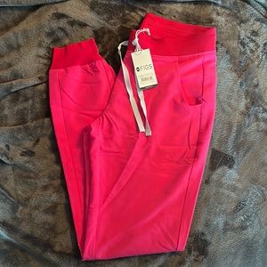 Hot Pink Figs Zamora 2.0 Jogger Scrub Pants